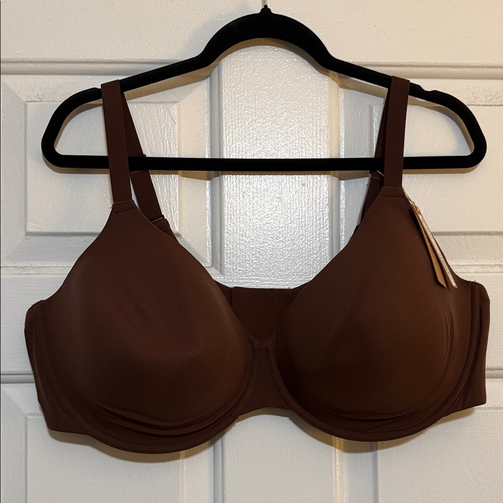 SKIMS Chocolate Brown Bra